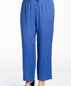 Yoek Lange broek linnen | Licht Blauw | Maat 46/48