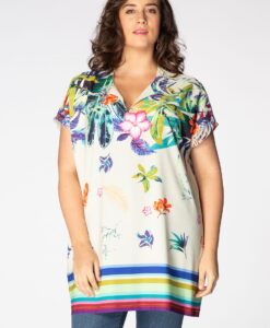 Yoek Wijde tuniek EVE | Wit | Maat 38/40