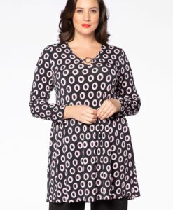 Yoek Tuniek wide bottom NOA | Zwart | Maat 46/48