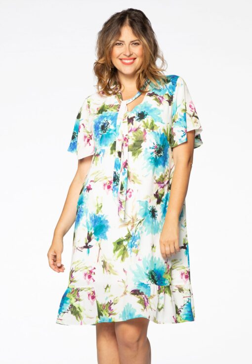 Yoek Jurk CORNFLOWER | Multi | Maat 46/48