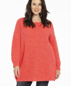 Yoek Pullover met mohair | Roze | Maat 38/40