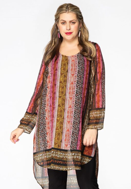 Yoek Blouse BOHO | Multi | Maat 50/52