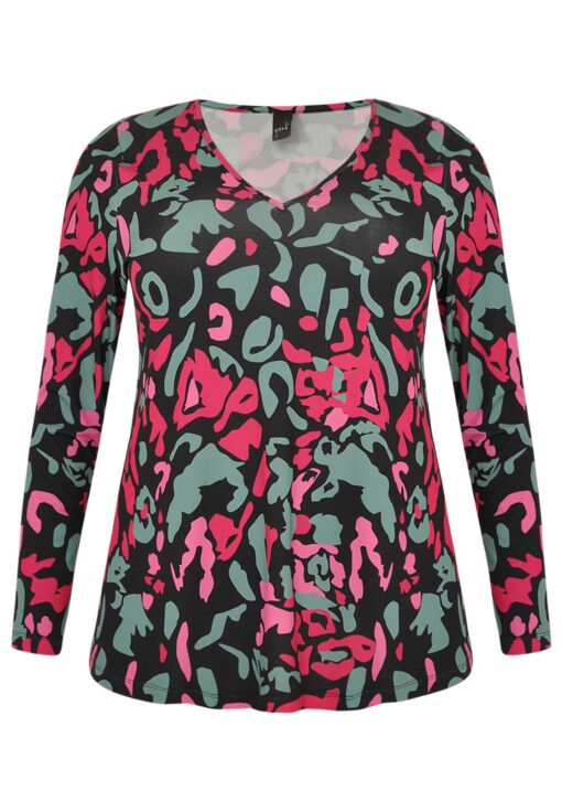 Yoek Shirt relax EVRY | Zwart | Maat 38/40