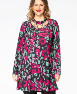 Yoek Tuniek wide bottom EVRY | Zwart | Maat 46/48