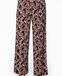 Yoek Broek PAISLEY | Zwart | Maat 42/44