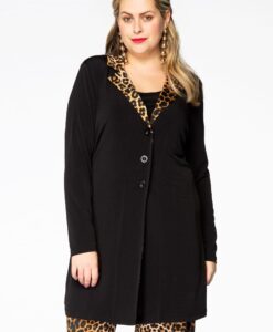 Yoek Blazer / | Zwart | Maat 46/48