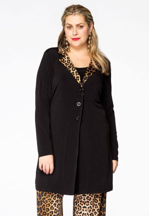 Yoek Blazer / | Zwart | Maat 46/48