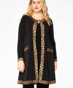 Yoek Cardigan / | Zwart | Maat 42/44