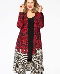 Yoek Lang vest LEO | Rood | Maat 46/48
