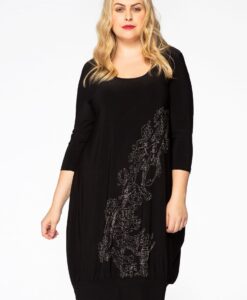 Yoek Jurk ballon | Zwart | Maat 42/44