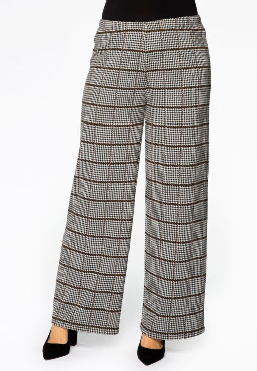 Yoek Trousers PRINCE DE GALLES | Bruin | Maat 42/44