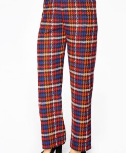 Yoek Trousers CHECK | Rood | Maat 42/44