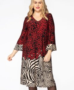 Yoek Jurk LEO | Rood | Maat 54/56