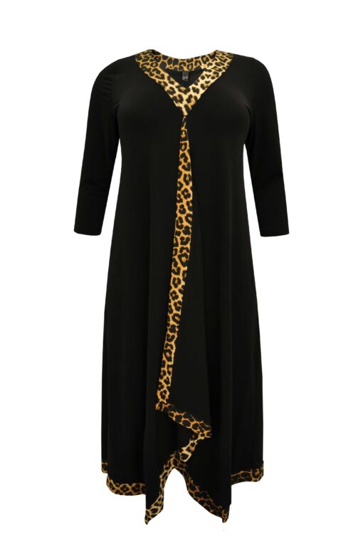 Yoek Jurk LEO | Zwart | Maat 38/40