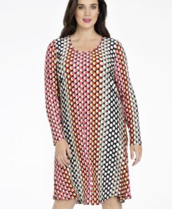 Yoek Jurk geplooid MULTIDOT | Multi | Maat 46/48
