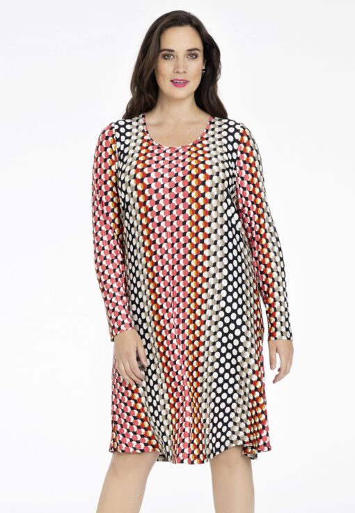 Yoek Jurk geplooid MULTIDOT | Multi | Maat 46/48