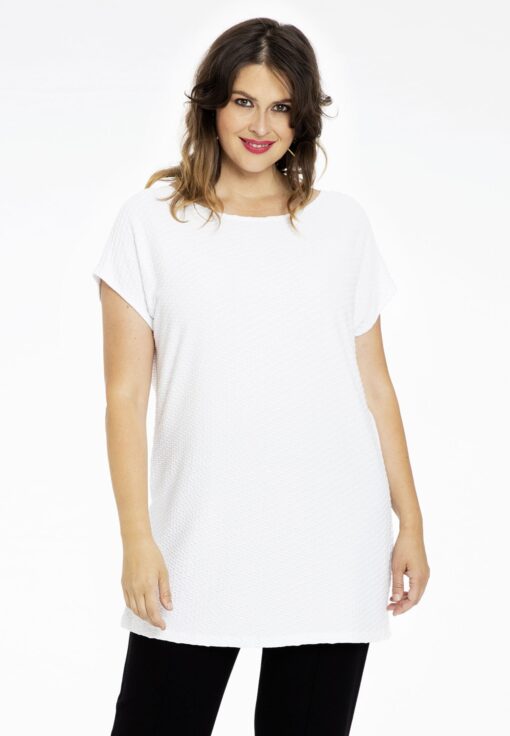 Yoek Shirt OBLIE | Wit | Maat 46/48
