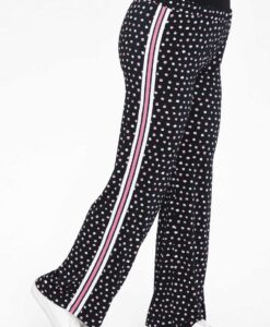 Yoek Broek SPRINKLE streep | Zwart | Maat 46/48