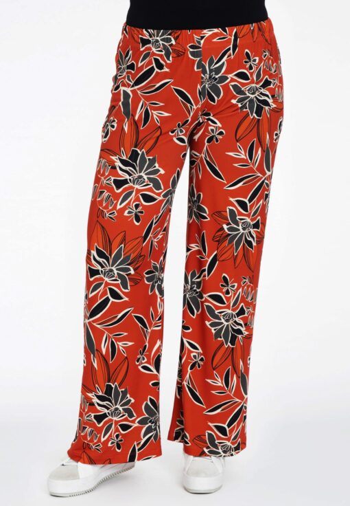 Yoek Broek MIX PRINT | Rood | Maat 42/44