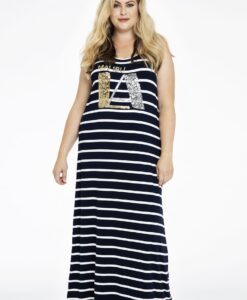 Yoek Jurk lang MARITIME | Blauw | Maat 50/52