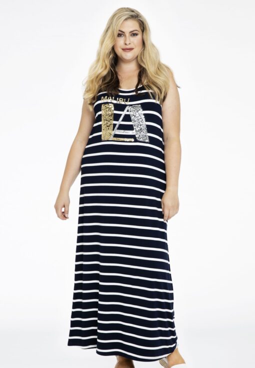 Yoek Jurk lang MARITIME | Blauw | Maat 50/52