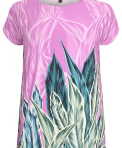 Yoek Shirt kapmouwtjes AMAZONIA | Roze | Maat 50/52