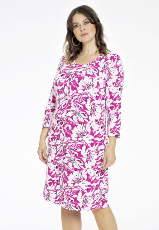 Yoek Jurk PINK ROSE | Roze | Maat 38/40