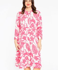 Yoek Blouse-jurk SELVA | Wit | Maat 54/56