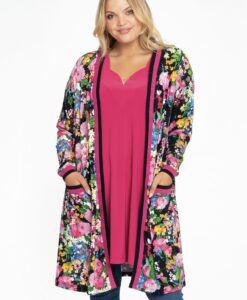 Yoek Vest met zakken | Zwart | Maat 58/60