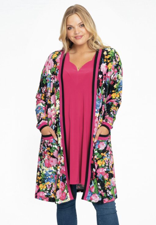 Yoek Vest met zakken | Zwart | Maat 58/60