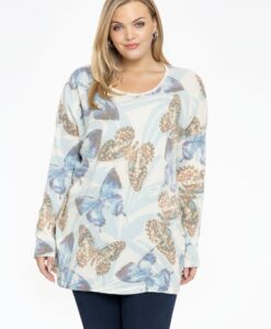 Yoek Pullover square | Wit | Maat 46/48