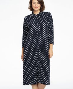 Yoek Blouse midi | Blauw | Maat 38/40