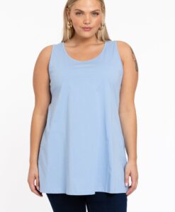 Yoek Top flare | Licht Blauw | Maat 42/44