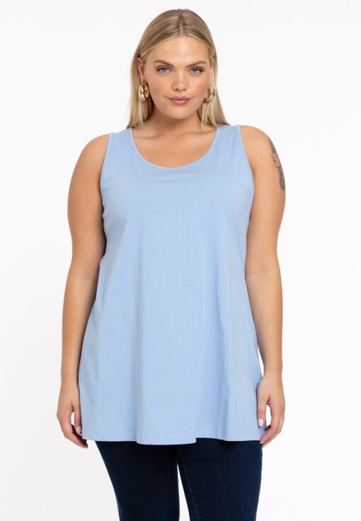 Yoek Top flare | Licht Blauw | Maat 42/44
