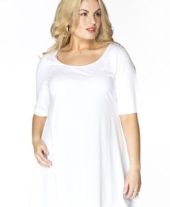 Yoek Tuniek wide bottom | Wit | Maat 42/44