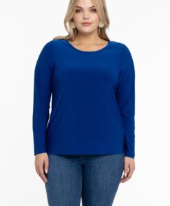 Yoek Shirt long sleeve | Indigo | Maat 42/44