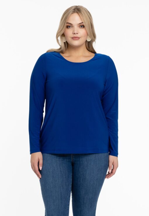 Yoek Shirt long sleeve | Indigo | Maat 42/44