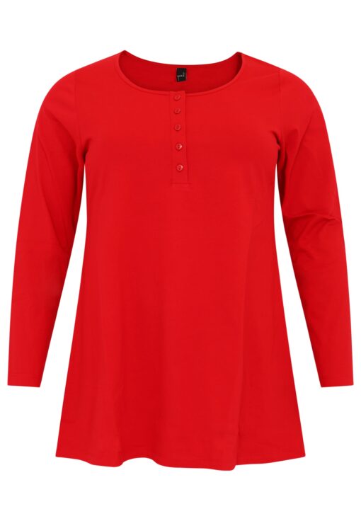 Yoek Tuniek flare knopen | Rood | Maat 54/56