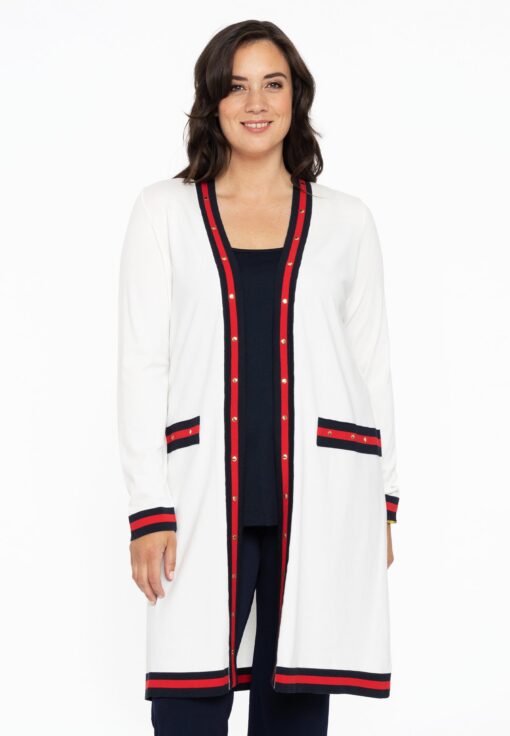 Yoek Vest mets | Wit | Maat 38/40