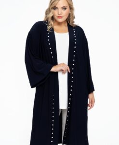 Yoek Kimono met parels | Blauw | Maat 50/52