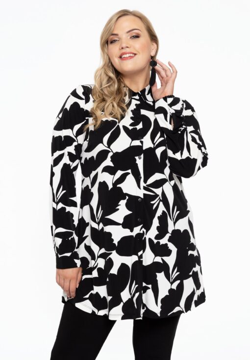 Yoek Wijde blouse VITTORIA | Wit | Maat 42/44