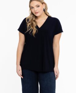 Yoek Shirt met plooi | Blauw | Maat 50/52