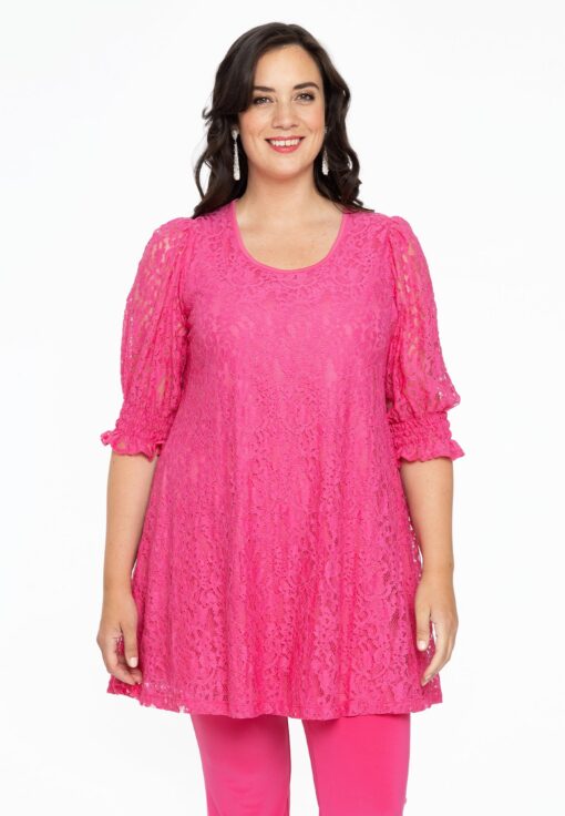Yoek Tuniek wide bottom | Roze | Maat 38/40