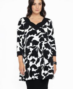 Yoek Tuniek wide bottom VITTORIA | Wit | Maat 38/40