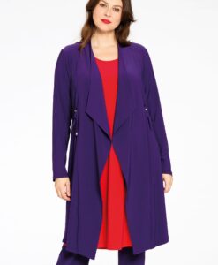 Yoek Vest met koordje | Paars | Maat 58/60