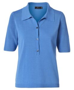 Bradley Knit Polo Licht Blauw