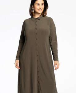Yoek Blouse midi | Licht Groen | Maat 38/40