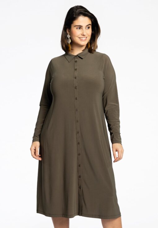 Yoek Blouse midi | Licht Groen | Maat 38/40