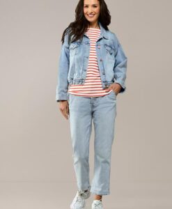 Caroline Tensen Oversized Helsinki Denim Jacket Licht Blauw