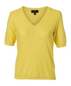 Gaby Sequin Top Geel